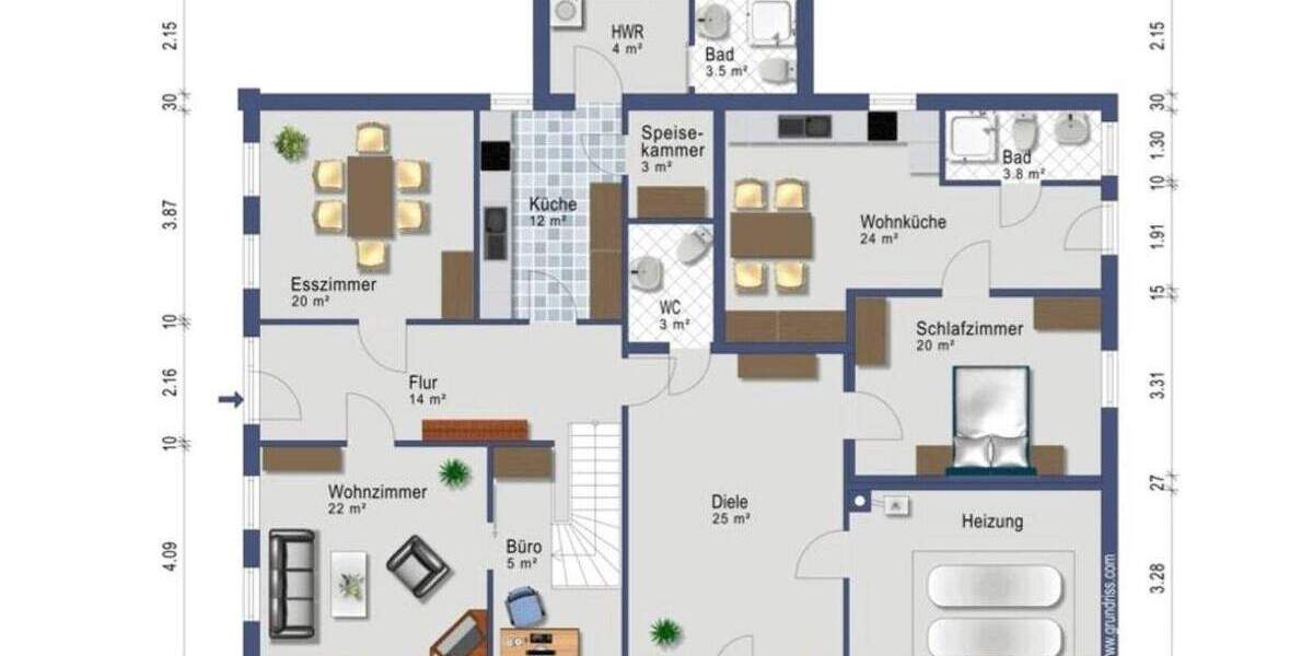 Einfamilienhaus Bergenhusen - 1 Zimmer, 300 m&sup2;, 355.000&euro; | Angebot:25708130