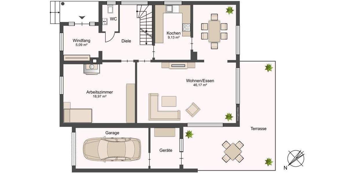 Einfamilienhaus Westerrönfeld - 5 Zimmer, 139 m&sup2;, 385.000&euro; | Angebot:25780002