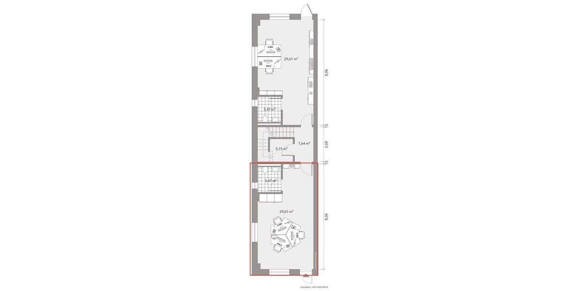 Gewerbeobjekt Bredenbek Rolfshörn - 2 Zimmer, 65 m&sup2;, 820&euro; | Angebot:25770114