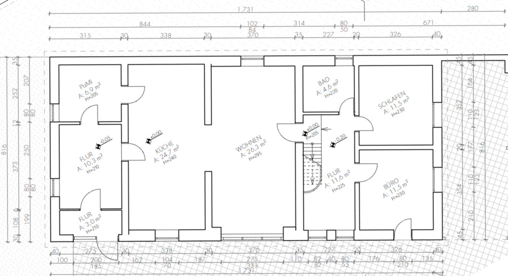 Einfamilienhaus Winnemark - 6 Zimmer, 245 m&sup2;, 2.450&euro; | Angebot:25671286