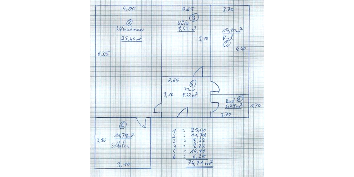 Etagenwohnung Brodersby-Goltoft Goltoft - 3 Zimmer, 75 m&sup2;, 900&euro; | Angebot:26236124