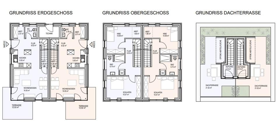 Doppelhaushälfte Kappeln - 3 Zimmer, 110 m&sup2;, 1.550&euro; | Angebot:25633308