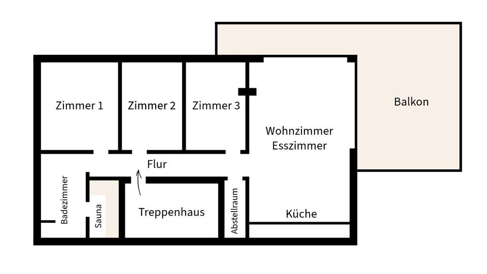 Etagenwohnung Kappeln - 4 Zimmer, 117 m&sup2;, 719.000&euro; | Angebot:26699752