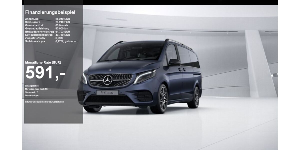 Mercedes-Benz V 300 39.500 km 74.970 &euro; Rendsburg 24768