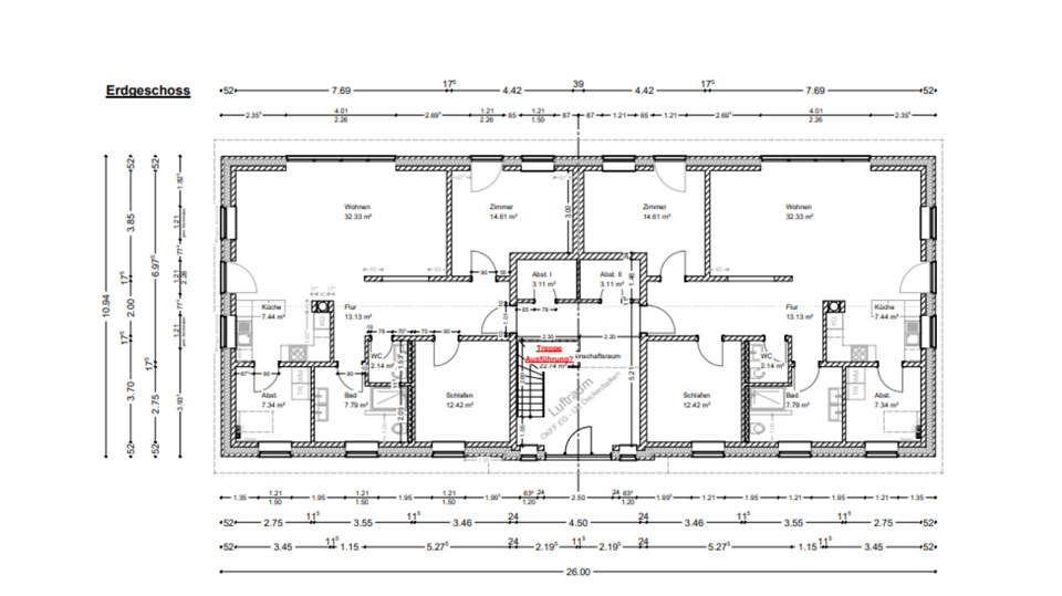 Erdgeschoßwohnung Schülp bei Rendsburg - 3 Zimmer, 100 m&sup2;, 1.300&euro; | Angebot:25642813