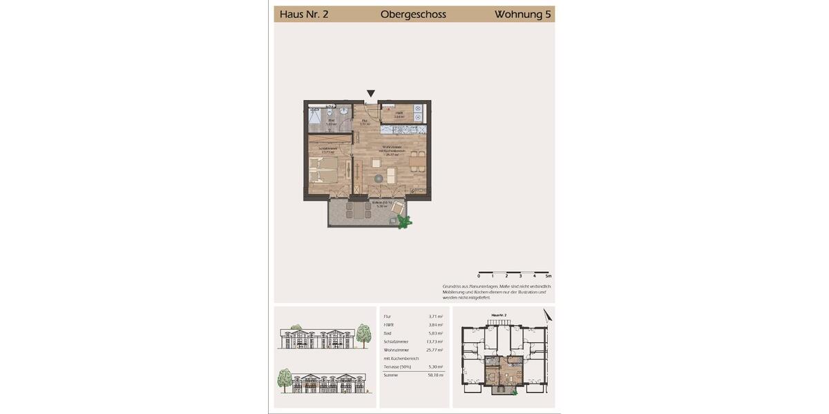 Etagenwohnung Hohn - 2 Zimmer, 67 m&sup2;, 670&euro; | Angebot:26647467