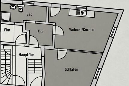 Wohnung Schleswig - 2 Zimmer, 50 m&sup2;, 740&euro; | Angebot:27642634