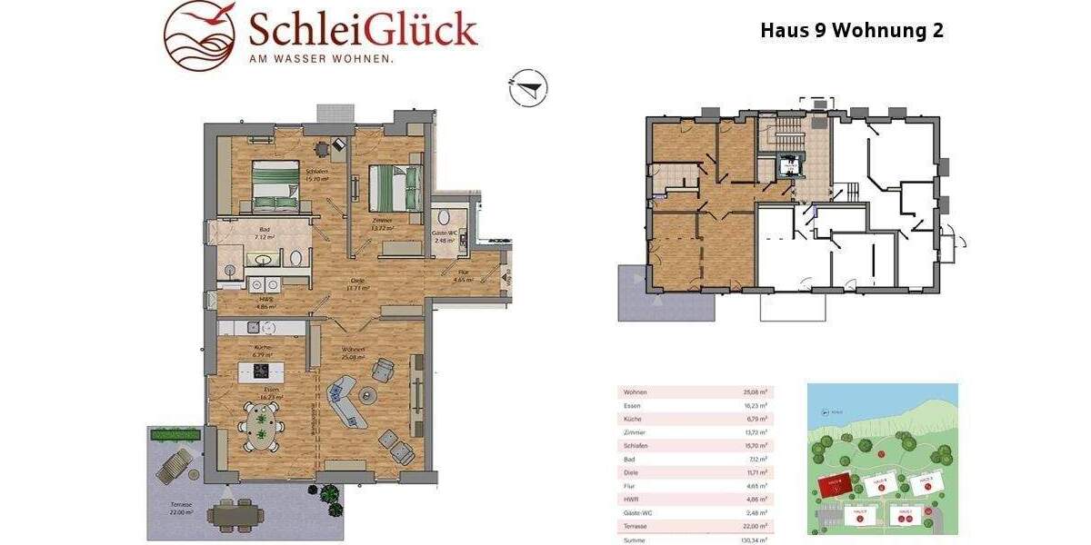 Etagenwohnung Kappeln - 4 Zimmer, 119 m&sup2;, 890.000&euro; | Angebot:25731202