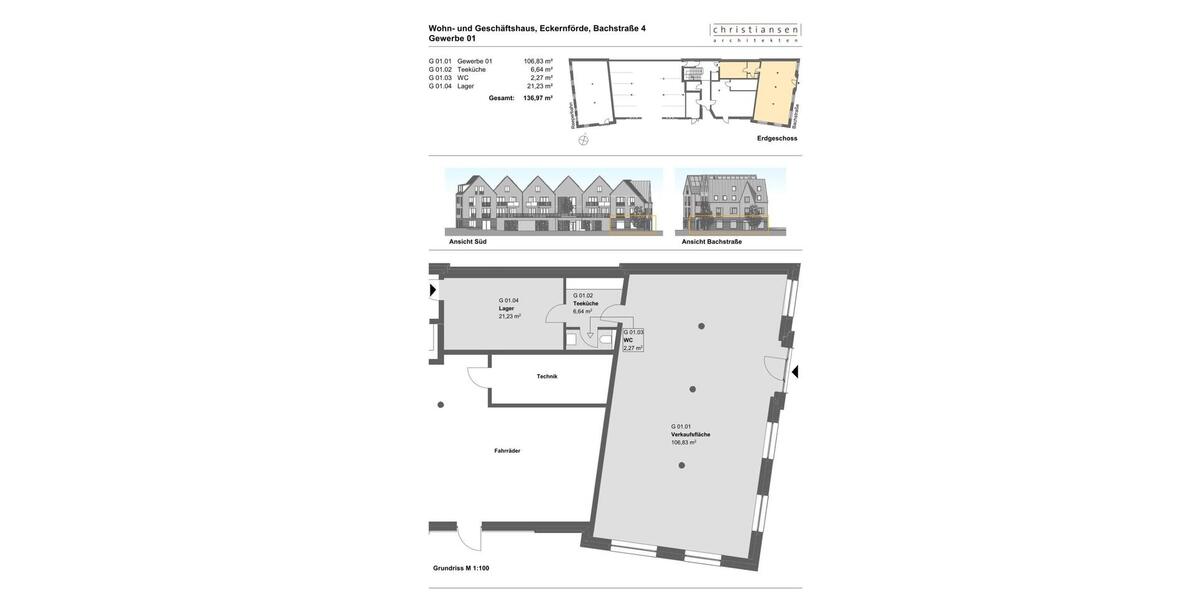 Gewerbeobjekt Eckernförde - 2.400&euro; | Angebot:22189344