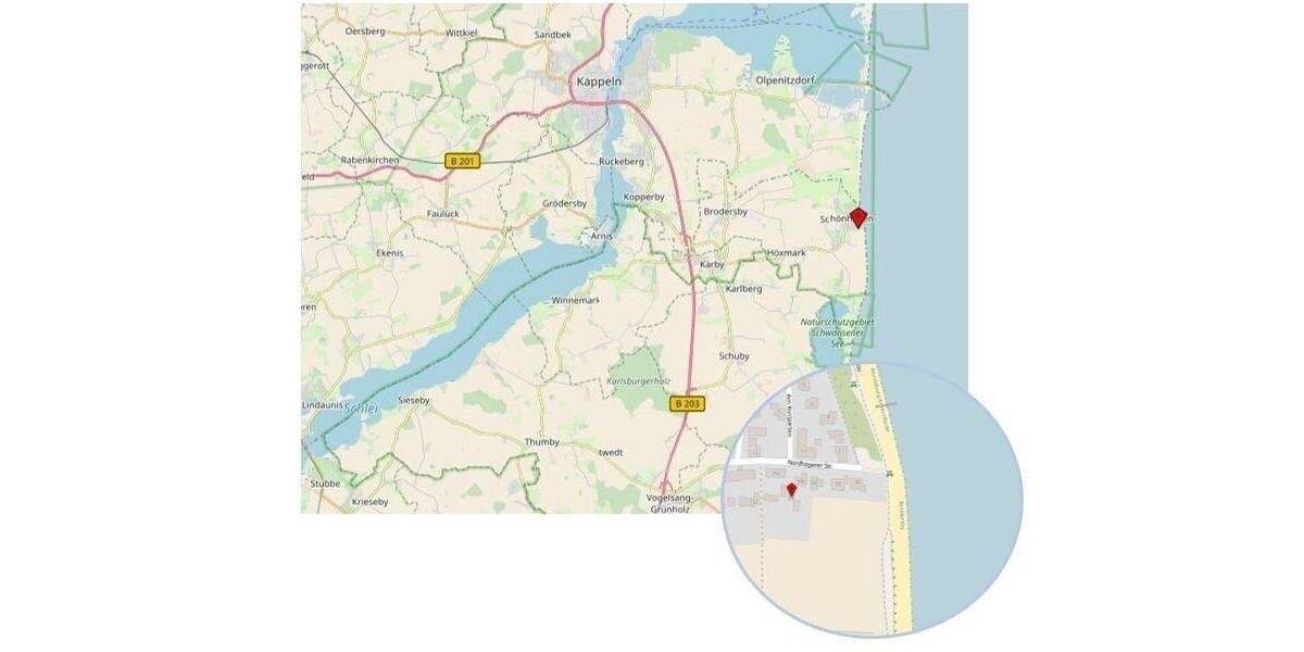 Etagenwohnung Kappeln - 3 Zimmer, 90 m&sup2;, 589.000&euro; | Angebot:25731064