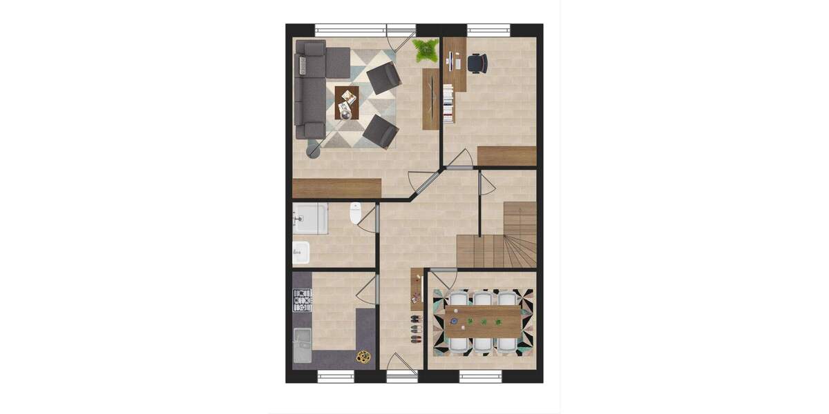 Reihenmittelhaus Rieseby - 6 Zimmer, 130 m&sup2;, 189.000&euro; | Angebot:25670929