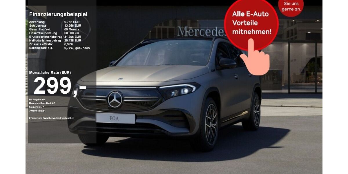 Mercedes-Benz EQA 36.556 km 34.890 &euro; Rendsburg 24768