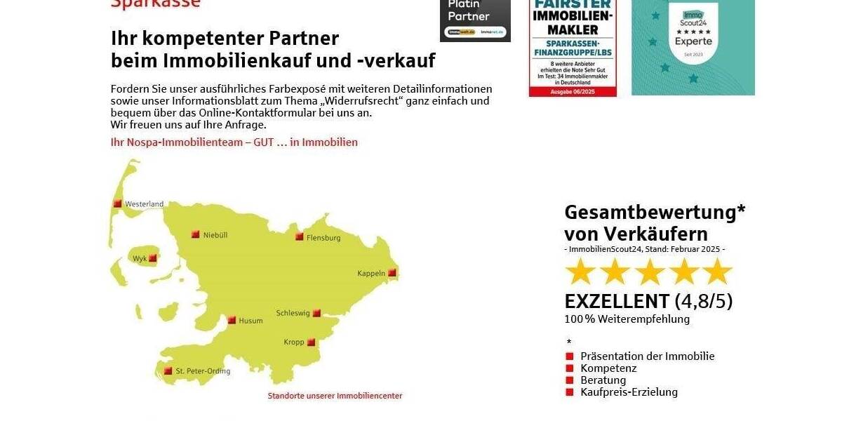 Einfamilienhaus Schleswig - 5 Zimmer, 118 m&sup2;, 280.000&euro; | Angebot:25670829