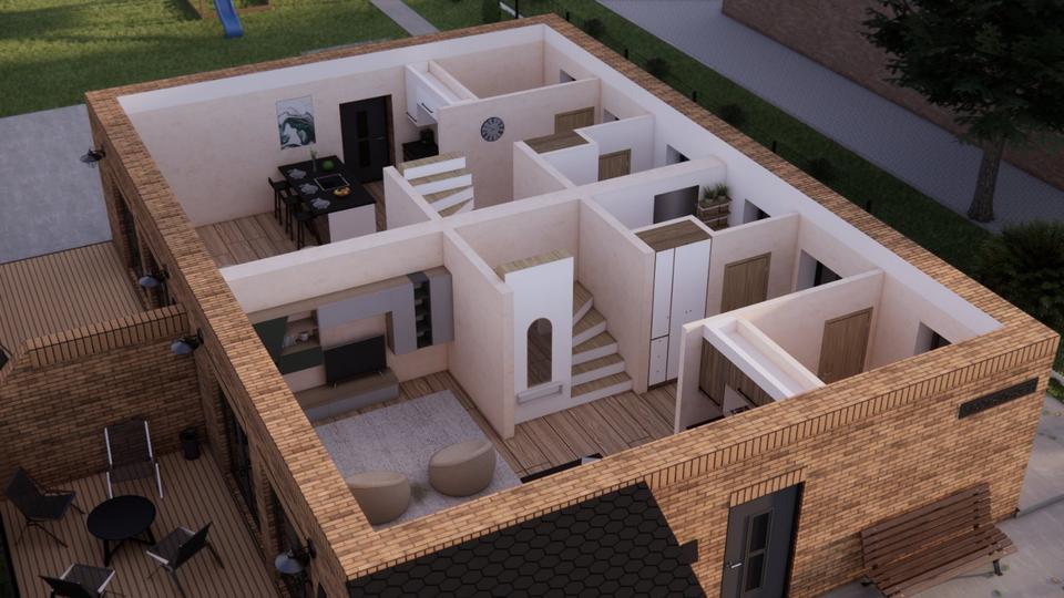 Doppelhaushälfte Büdelsdorf - 5 Zimmer, 120 m&sup2;, 1.590&euro; | Angebot:24572108