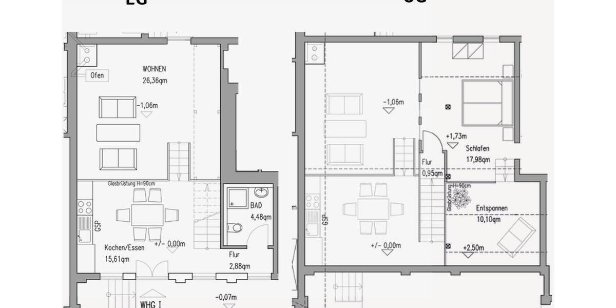 Maisonettenwohnung Rieseby - 2.5 Zimmer, 78 m&sup2;, 936&euro; | Angebot:25825415