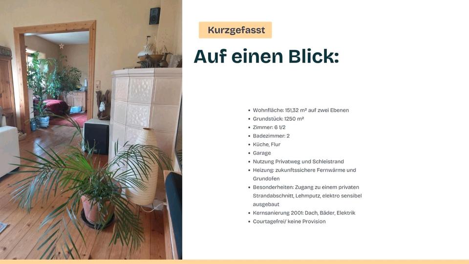 Einfamilienhaus Brodersby-Goltoft Goltoft - 6.5 Zimmer, 151 m&sup2;, 850.000&euro; | Angebot:25333652