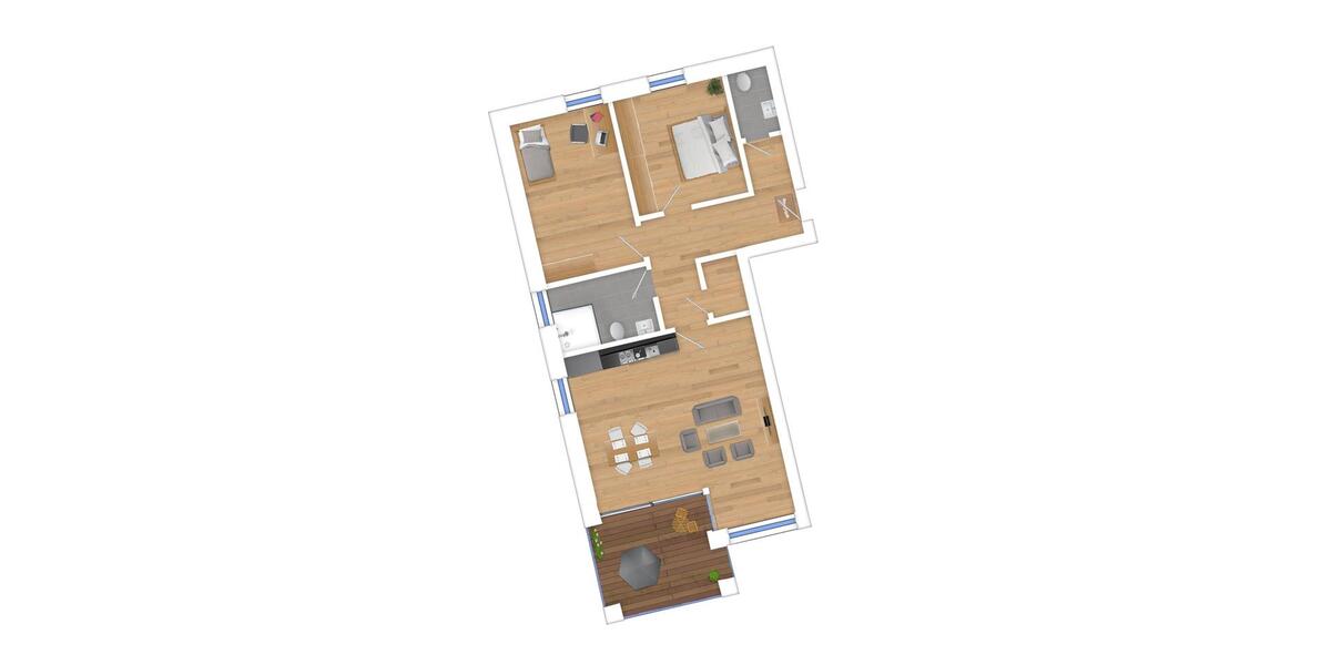 Erdgeschoßwohnung Tastrup - 3 Zimmer, 86 m&sup2;, 1.208&euro; | Angebot:25122824