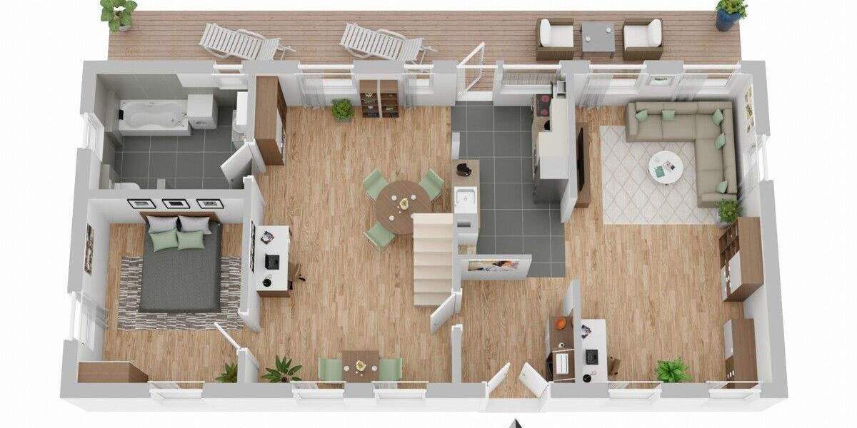 Einfamilienhaus Grödersby - 4 Zimmer, 108 m&sup2;, 499.000&euro; | Angebot:25726968