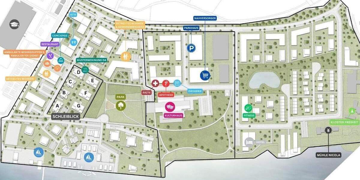 Etagenwohnung Schleswig - 2 Zimmer, 63 m&sup2;, 381.000&euro; | Angebot:25668149