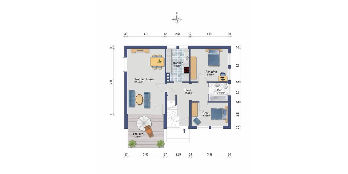Einfamilienhaus Schaalby - 4 Zimmer, 132 m&sup2;, 250.000&euro; | Angebot:26082916