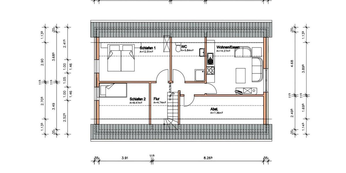Einfamilienhaus Waabs - 6 Zimmer, 145 m&sup2;, 375.000&euro; | Angebot:25844699
