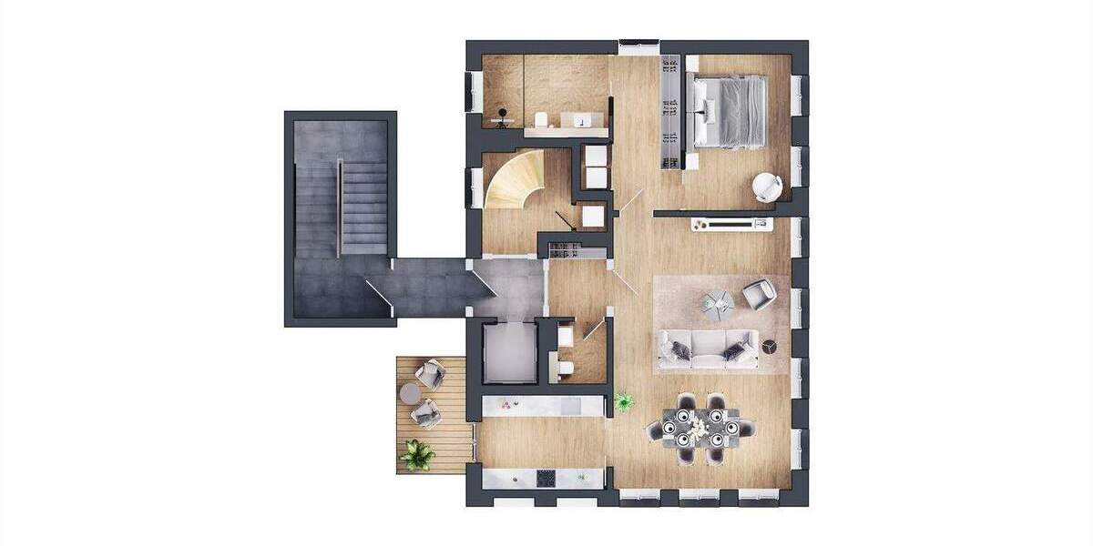 Etagenwohnung Eckernförde Borby - 2 Zimmer, 94 m&sup2;, 1.118.000&euro; | Angebot:25703447