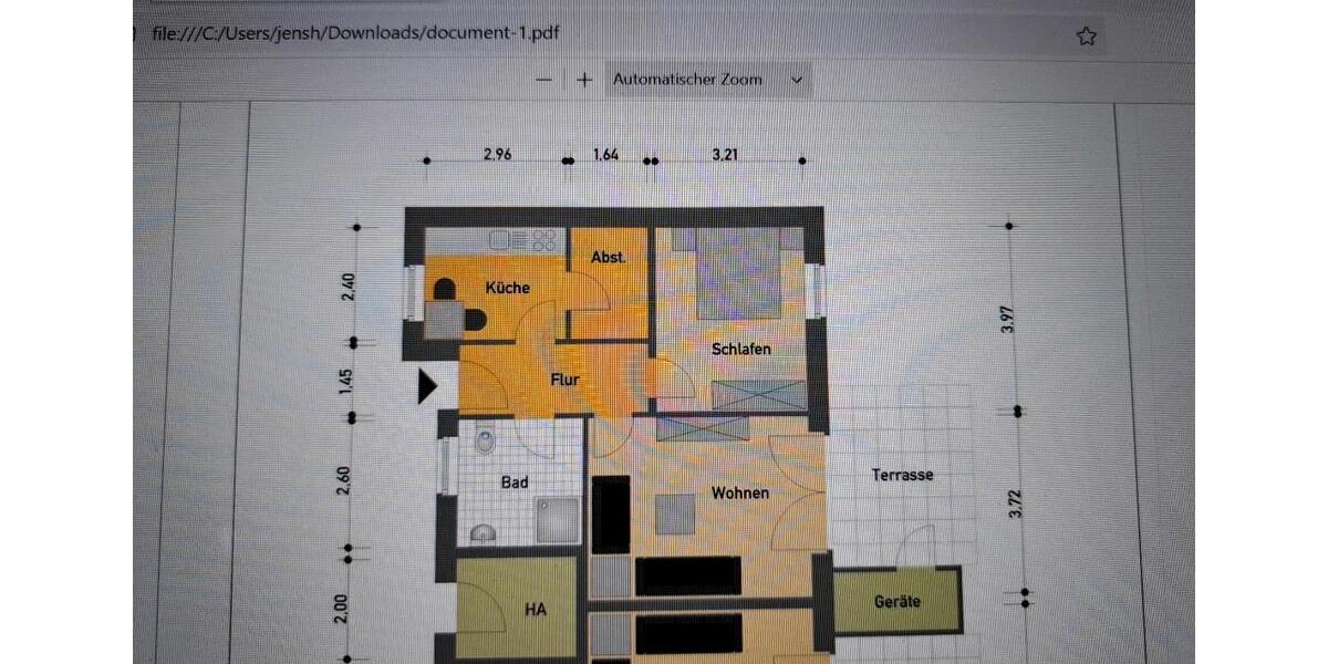 Erdgeschoßwohnung Schleswig - 2 Zimmer, 62 m&sup2;, 680&euro; | Angebot:25933899