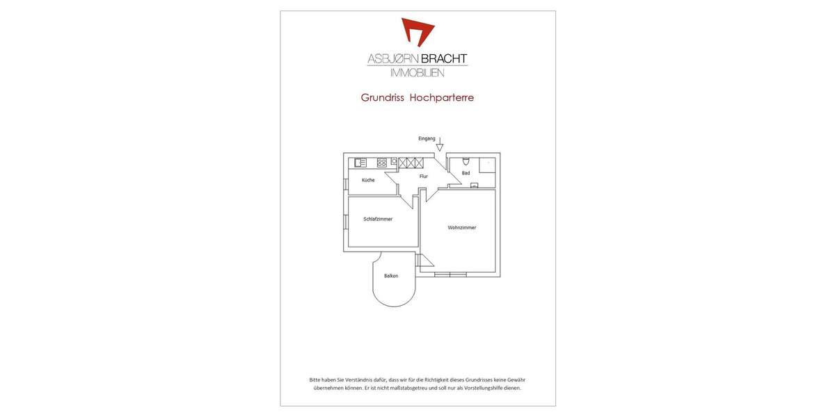 Etagenwohnung Rendsburg - 2 Zimmer, 56 m&sup2;, 135.000&euro; | Angebot:25744932