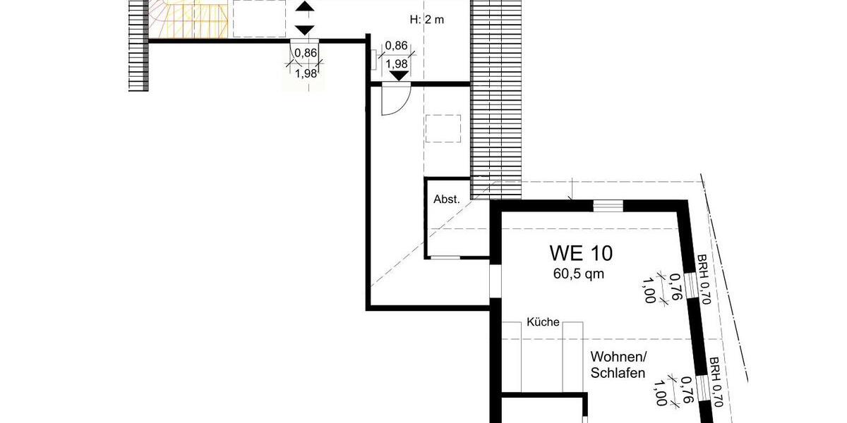 Etagenwohnung Rabenkirchen-Faulück Faulück - 2 Zimmer, 61 m&sup2;, 499&euro; | Angebot:24801310