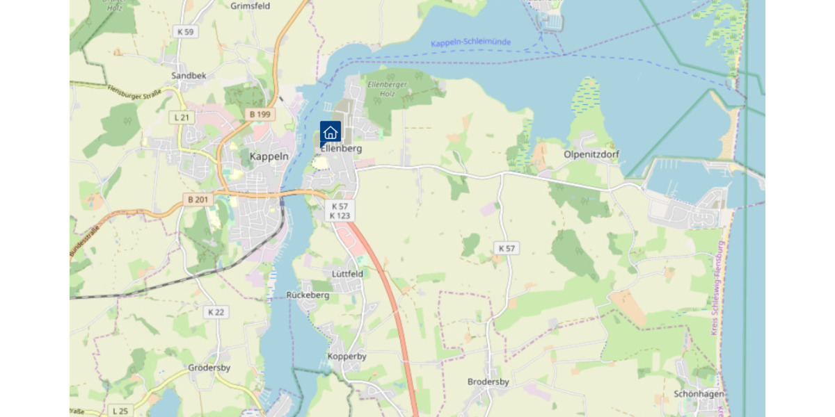 Etagenwohnung Kappeln - 3 Zimmer, 87 m&sup2;, 670.000&euro; | Angebot:25667596