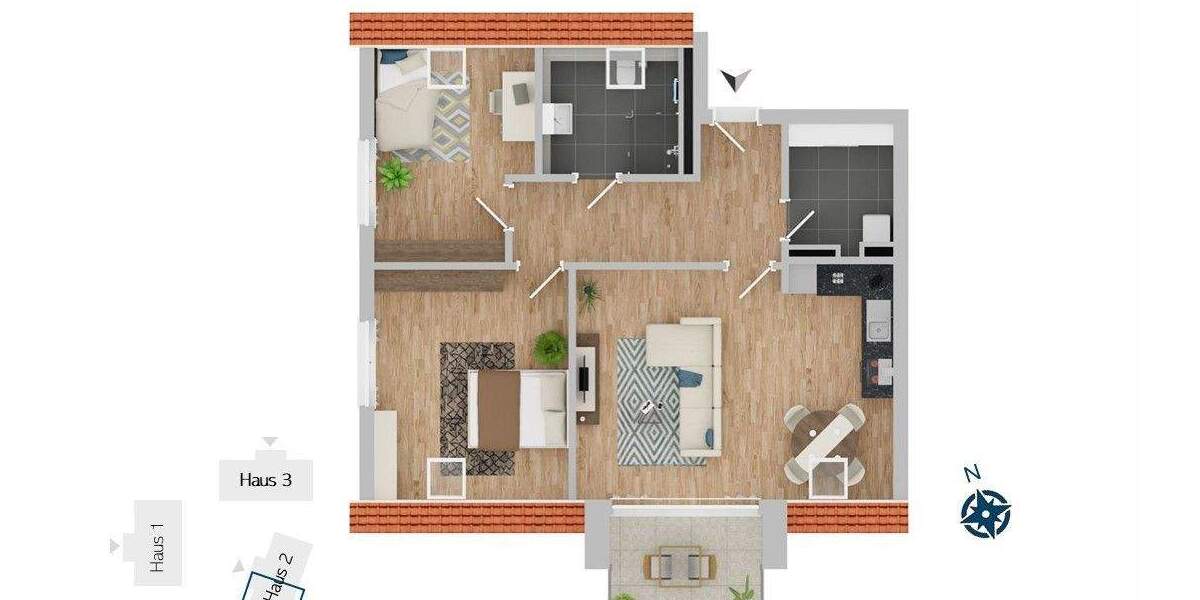 Etagenwohnung Eckernförde - 3 Zimmer, 880 m&sup2;, 525.000&euro; | Angebot:25703458