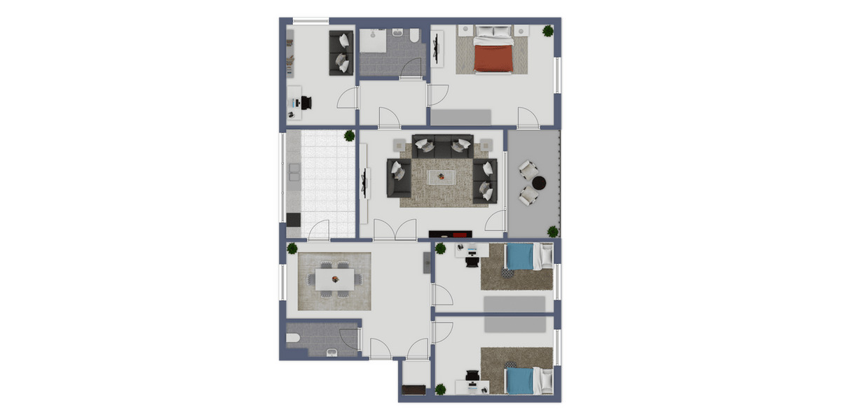 Etagenwohnung Kappeln - 4 Zimmer, 99 m&sup2;, 887&euro; | Angebot:26643758