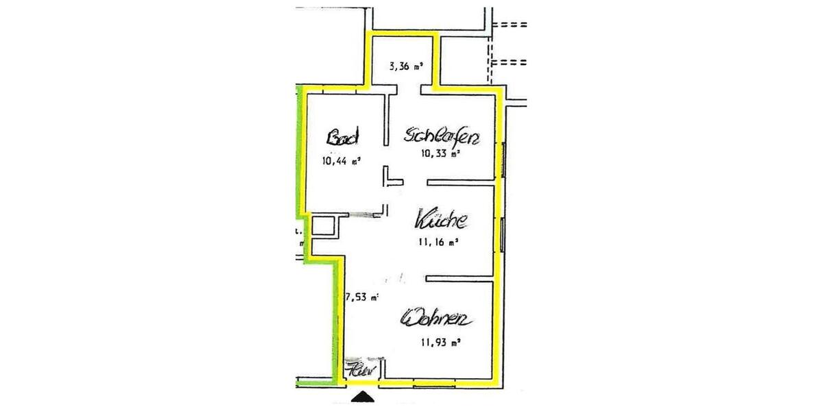 Erdgeschoßwohnung Schleswig - 1 Zimmer, 48 m&sup2;, 570&euro; | Angebot:25916372