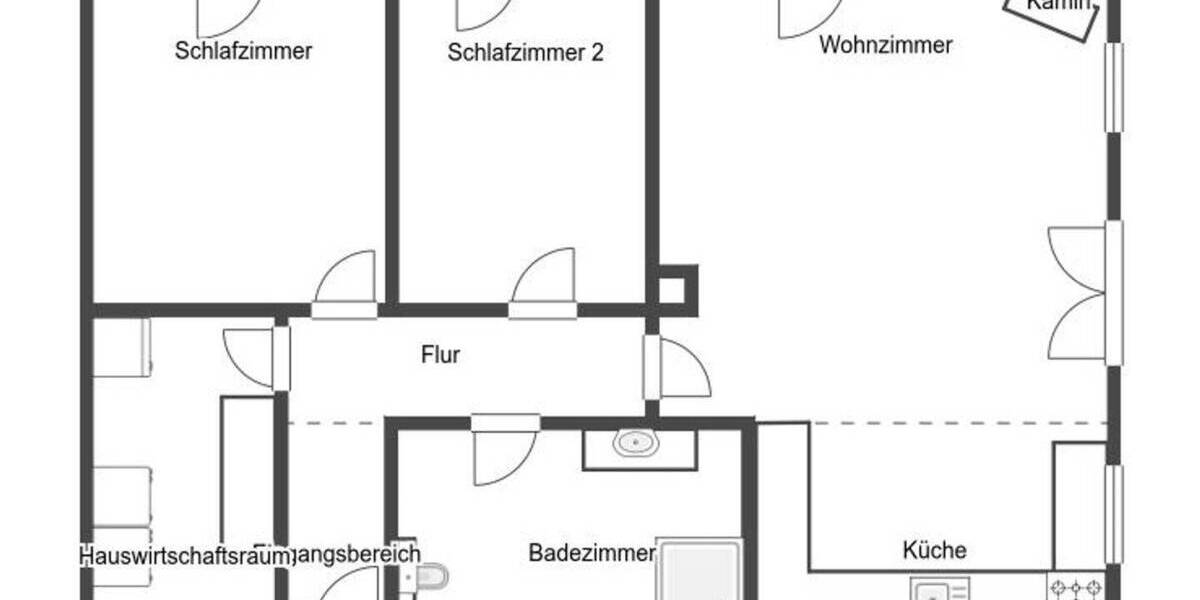 Einfamilienhaus Husby - 3 Zimmer, 100 m&sup2;, 369.000&euro; | Angebot:26698906