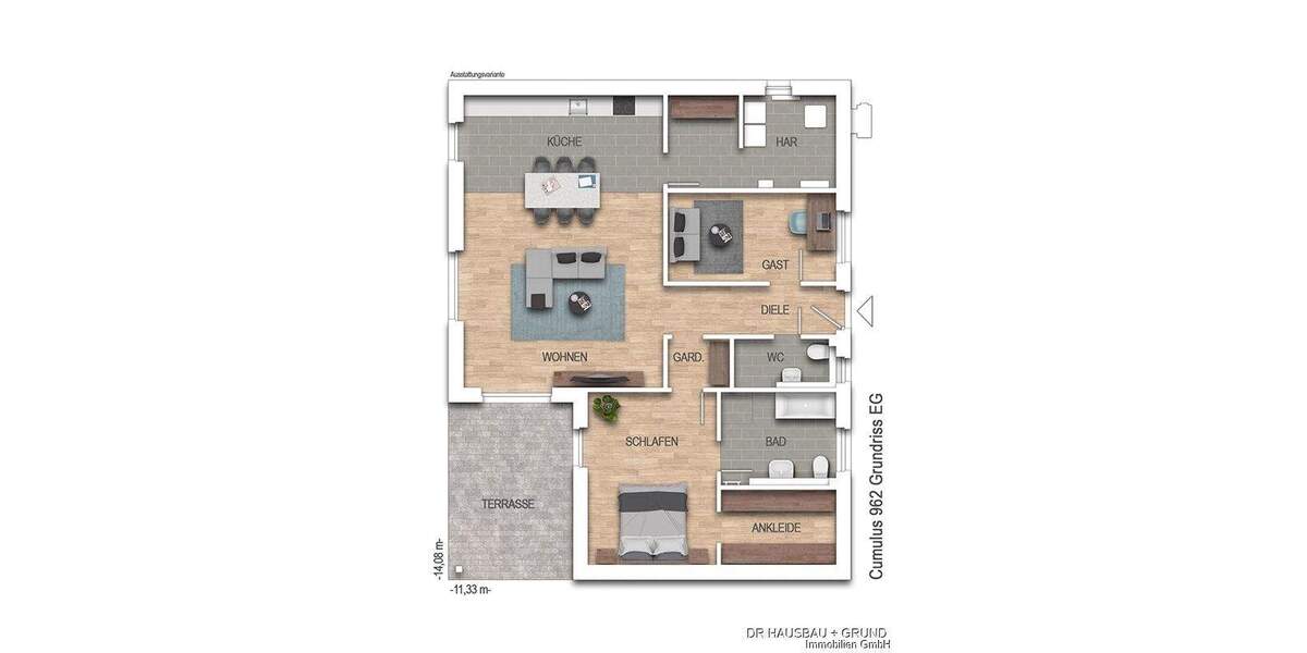 Bungalow Waabs / Großwaabs Großwaabs - 3 Zimmer, 126 m&sup2;, 359.600&euro; | Angebot:25698628