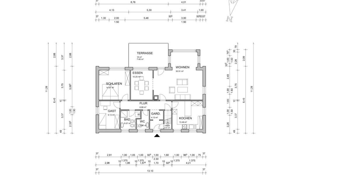 Einfamilienhaus Schleswig - 4 Zimmer, 105 m&sup2;, 329.000&euro; | Angebot:25611888