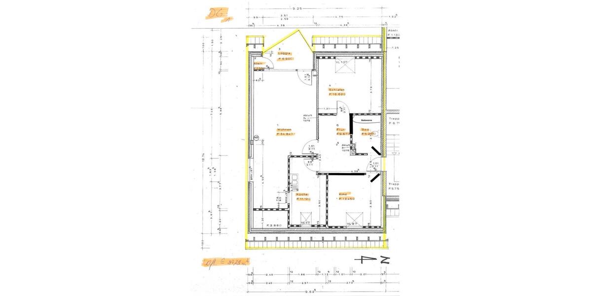 Dachgeschoßwohnung Schleswig - 3 Zimmer, 90 m&sup2;, 1.000&euro; | Angebot:26006964