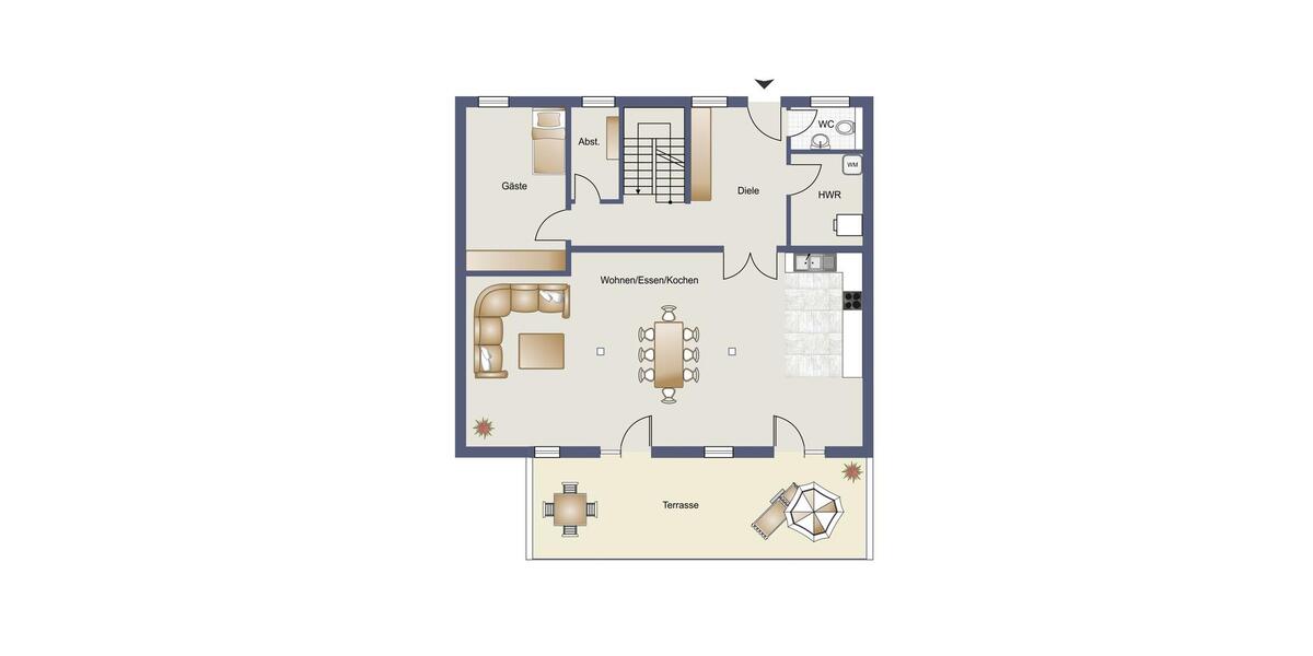 Reihenhaus Rieseby - 6 Zimmer, 200 m&sup2;, 2.300&euro; | Angebot:26230275