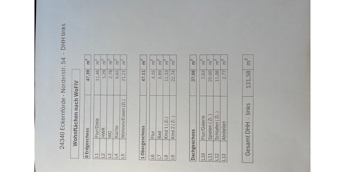 Doppelhaushälfte Eckernförde - 5 Zimmer, 138 m&sup2;, 1.950&euro; | Angebot:25394618
