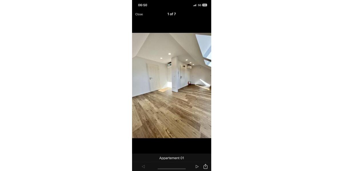 Dachgeschoßwohnung Eckernförde - 1 Zimmer, 35 m&sup2;, 770&euro; | Angebot:26646830