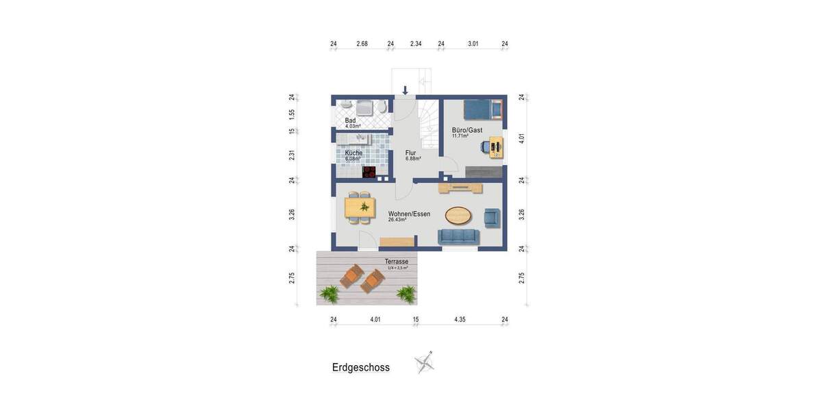 Einfamilienhaus Böklund - 4 Zimmer, 102 m&sup2;, 250.000&euro; | Angebot:25705500