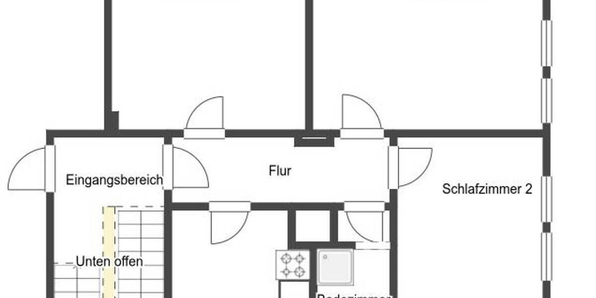 Etagenwohnung Schleswig - 3 Zimmer, 63 m&sup2;, 169.000&euro; | Angebot:26723643