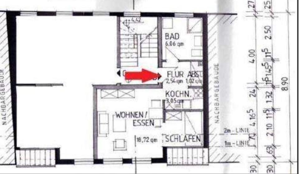 Etagenwohnung Rendsburg - 1 Zimmer, 31 m&sup2;, 470&euro; | Angebot:25865284