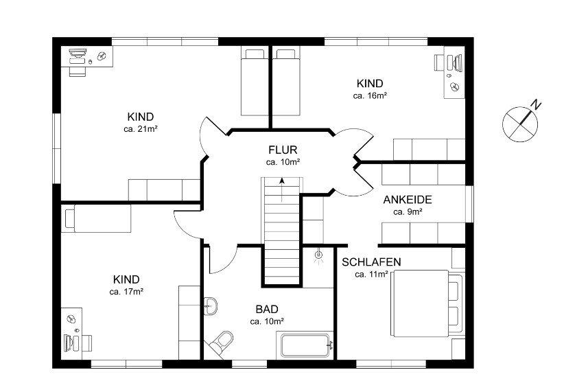 Einfamilienhaus Oeversee - 5.5 Zimmer, 168 m&sup2;, 649.000&euro; | Angebot:26594494