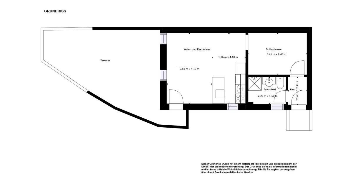 Erdgeschoßwohnung Steinbergkirche - 1.5 Zimmer, 33 m&sup2;, 119.000&euro; | Angebot:25824226
