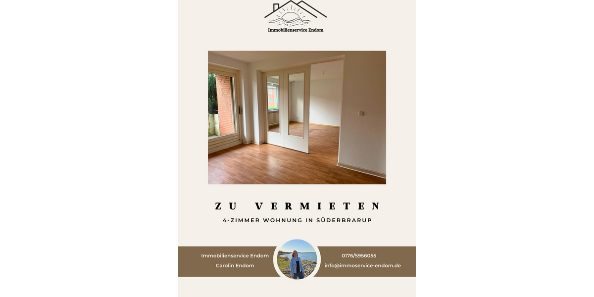 Etagenwohnung Süderbrarup - 4 Zimmer, 86 m&sup2;, 550&euro; | Angebot:26216157