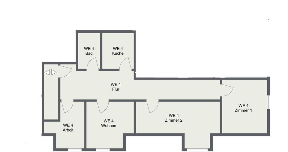 Dachgeschoßwohnung Kappeln - 4 Zimmer, 96 m&sup2;, 816&euro; | Angebot:24679504