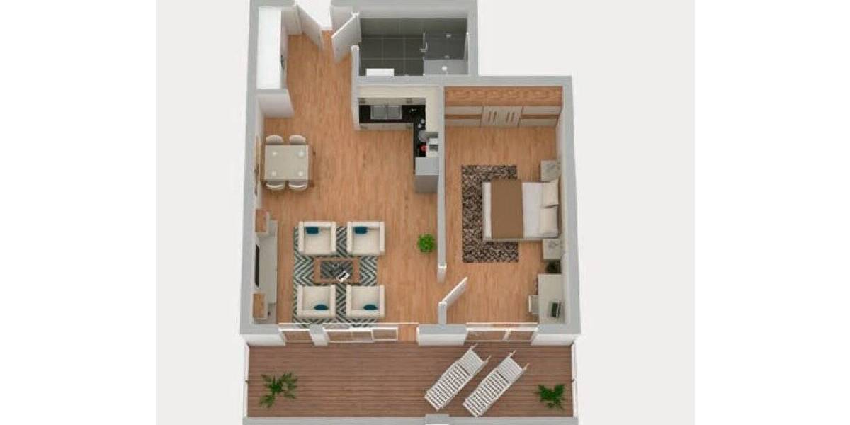 Etagenwohnung Schleswig - 2 Zimmer, 66 m&sup2;, 377.000&euro; | Angebot:25672291