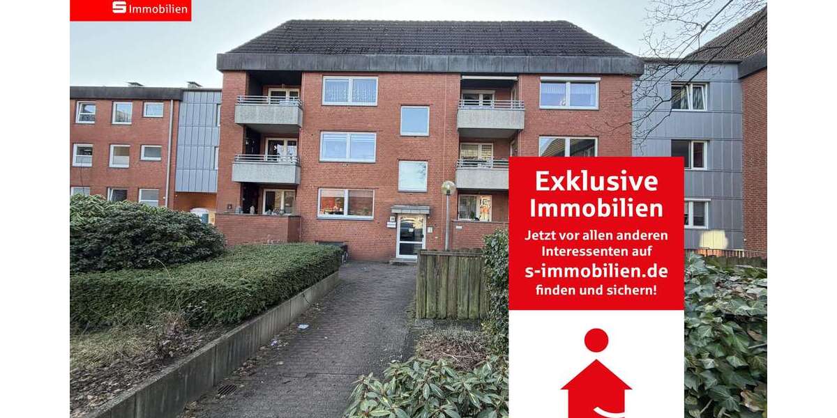 Etagenwohnung Rendsburg - 3 Zimmer, 80 m&sup2;, 168.000&euro; | Angebot:25977793