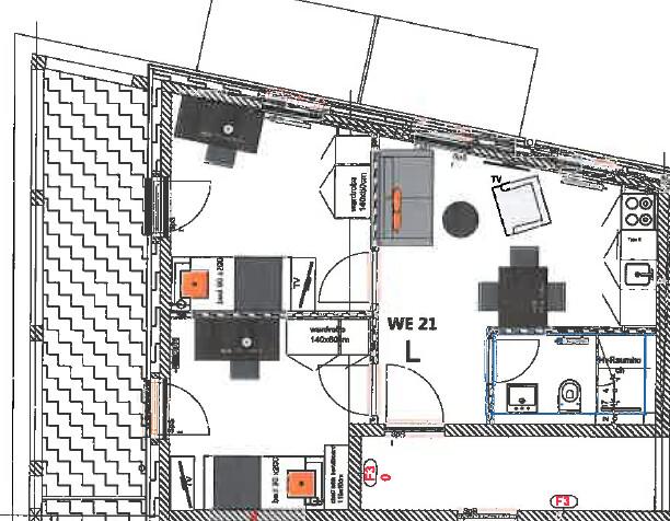 Etagenwohnung Tastrup - 3 Zimmer, 48 m&sup2;, 820&euro; | Angebot:23781789